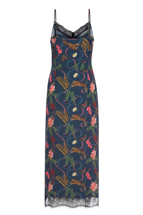  İP ASKILI V YAKA ELBİSE