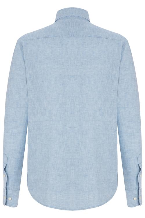  UZUN KOLLU KETEN GÖMLEK