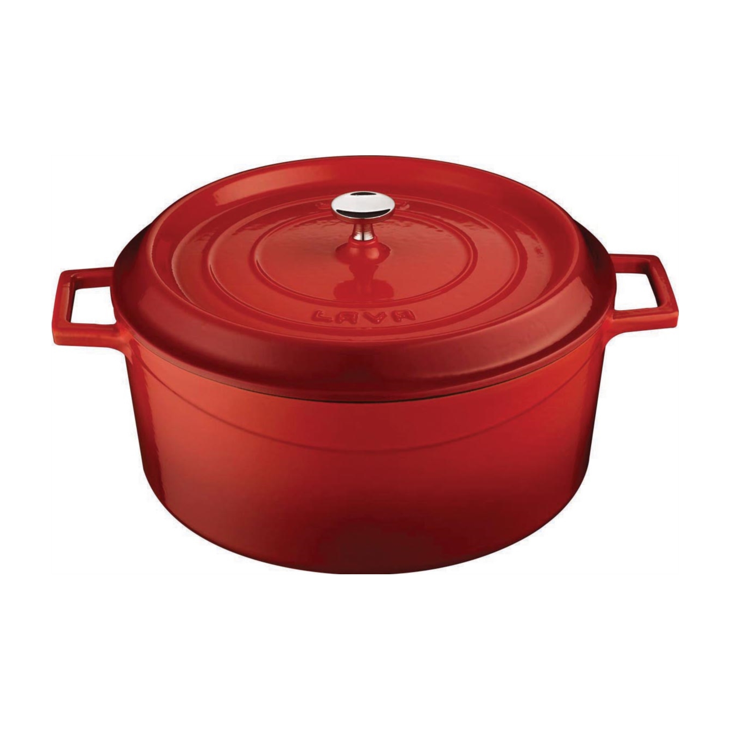 LAVA YUVARLAK TENCERE - KIRMIZI 20 CM