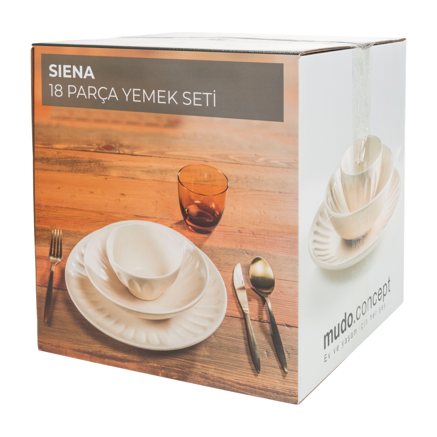 SIENA 18 PARCA YEMEK SETI - MAVI