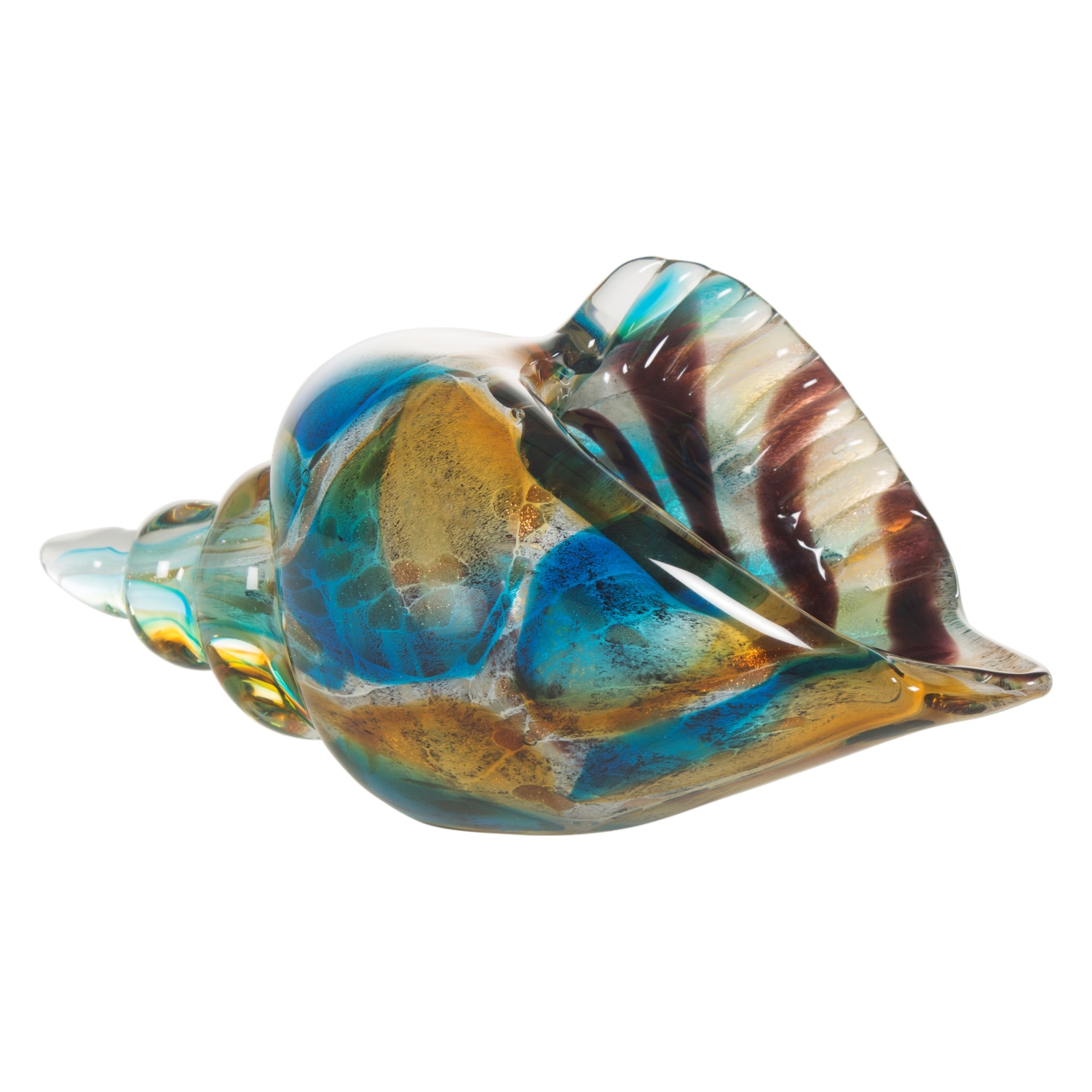 DENİZ KABUĞU CAM BİBLO 26x11x13 CM