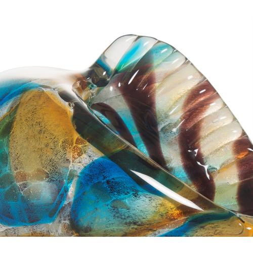  DENİZ KABUĞU CAM BİBLO 26x11x13 CM