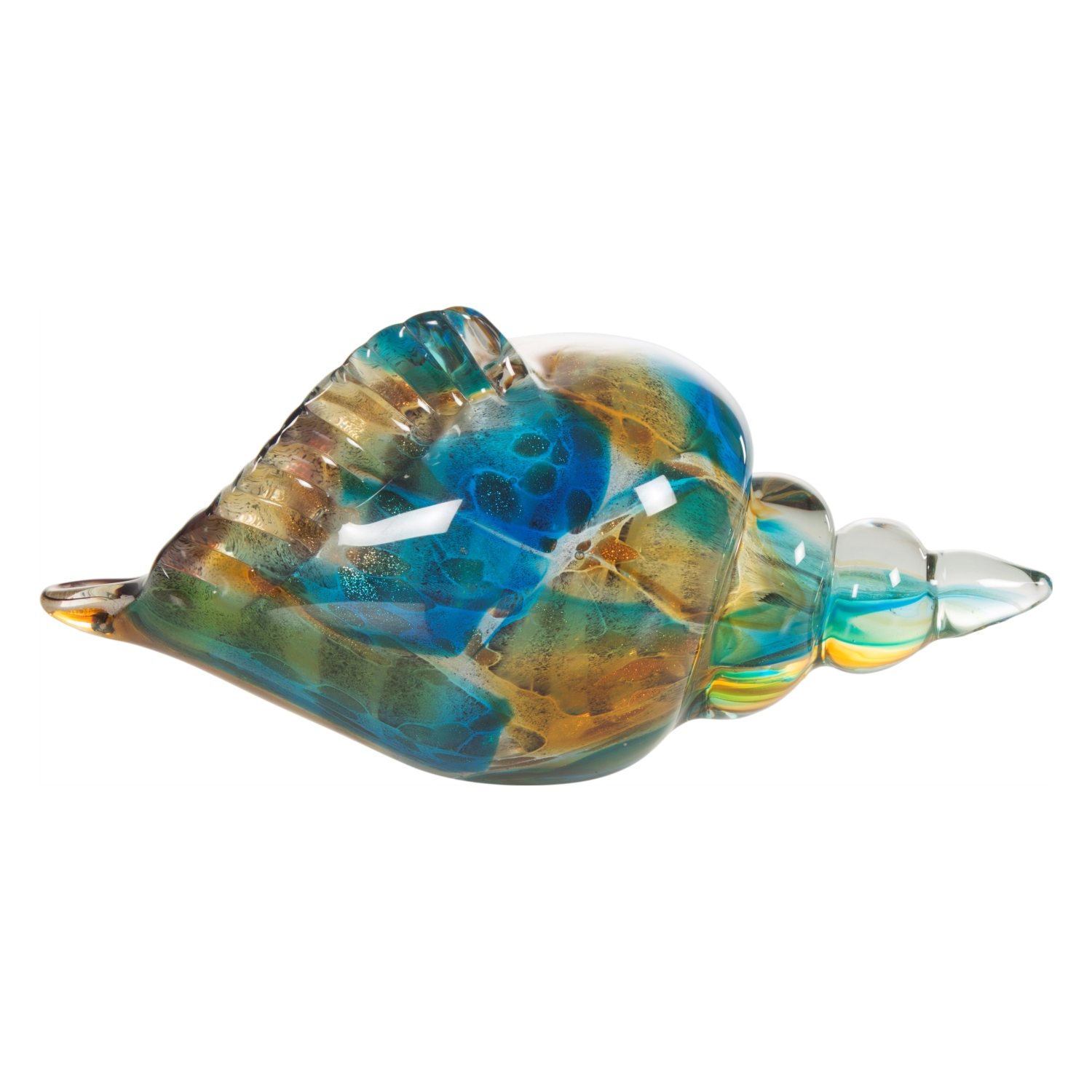 DENİZ KABUĞU CAM BİBLO 26x11x13 CM