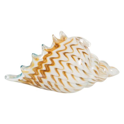  DENİZ KABUĞU CAM BİBLO 16x8x10 CM