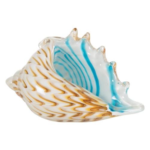  DENİZ KABUĞU CAM BİBLO 16x8x10 CM