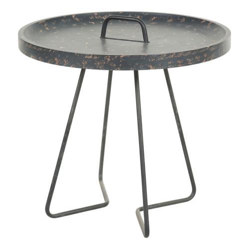  LILLIANA ESKİTME BÜYÜK SİYAH ZİGON SEHPA