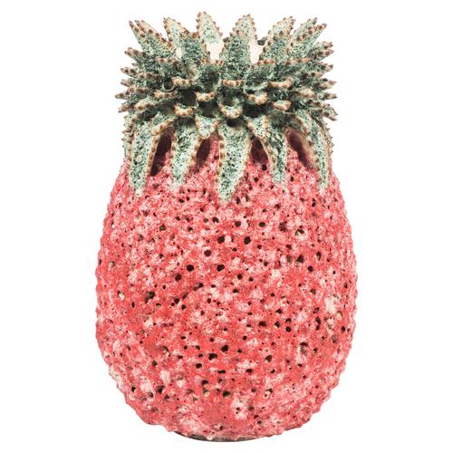  PINEAPPLE VAZO 35X45CM KIRMIZI