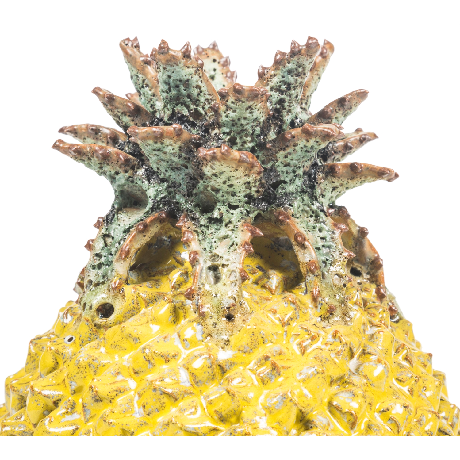 PINEAPPLE DEKORATİF KUTU 14X21CM SARI