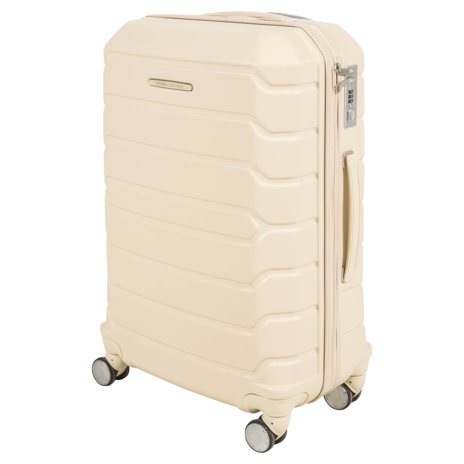 ORTA BOY KREM VALİZ