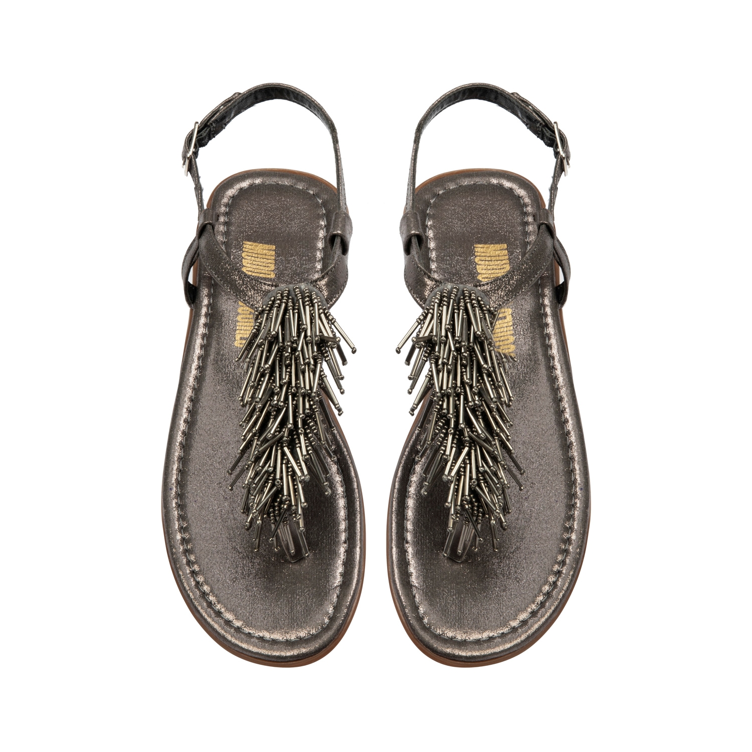 BONCUK PÜSKÜLLÜ PARMAK ARASI SANDALET