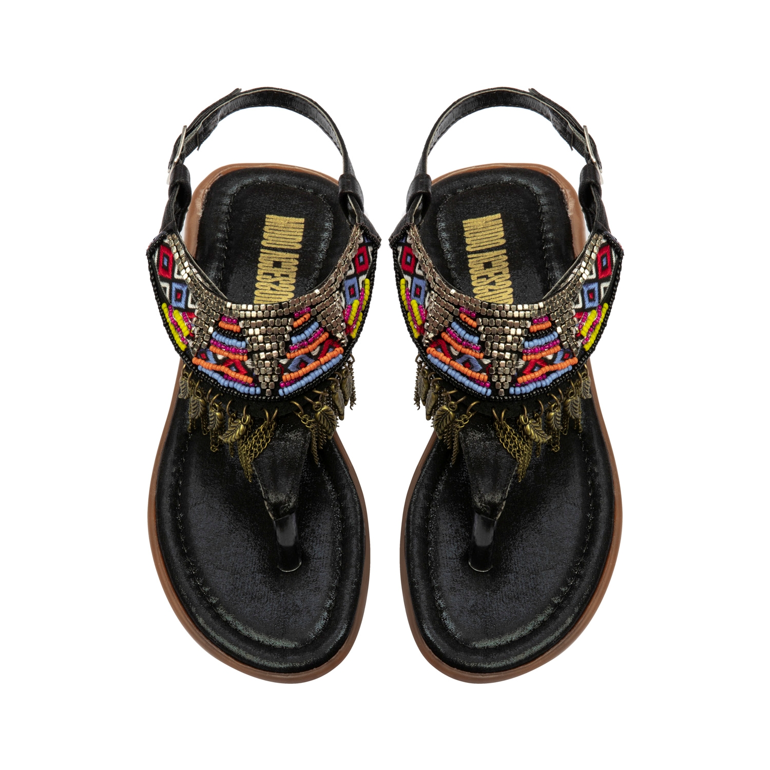 ETNİK İŞLEMELİ PARMAK ARASI TERLİK