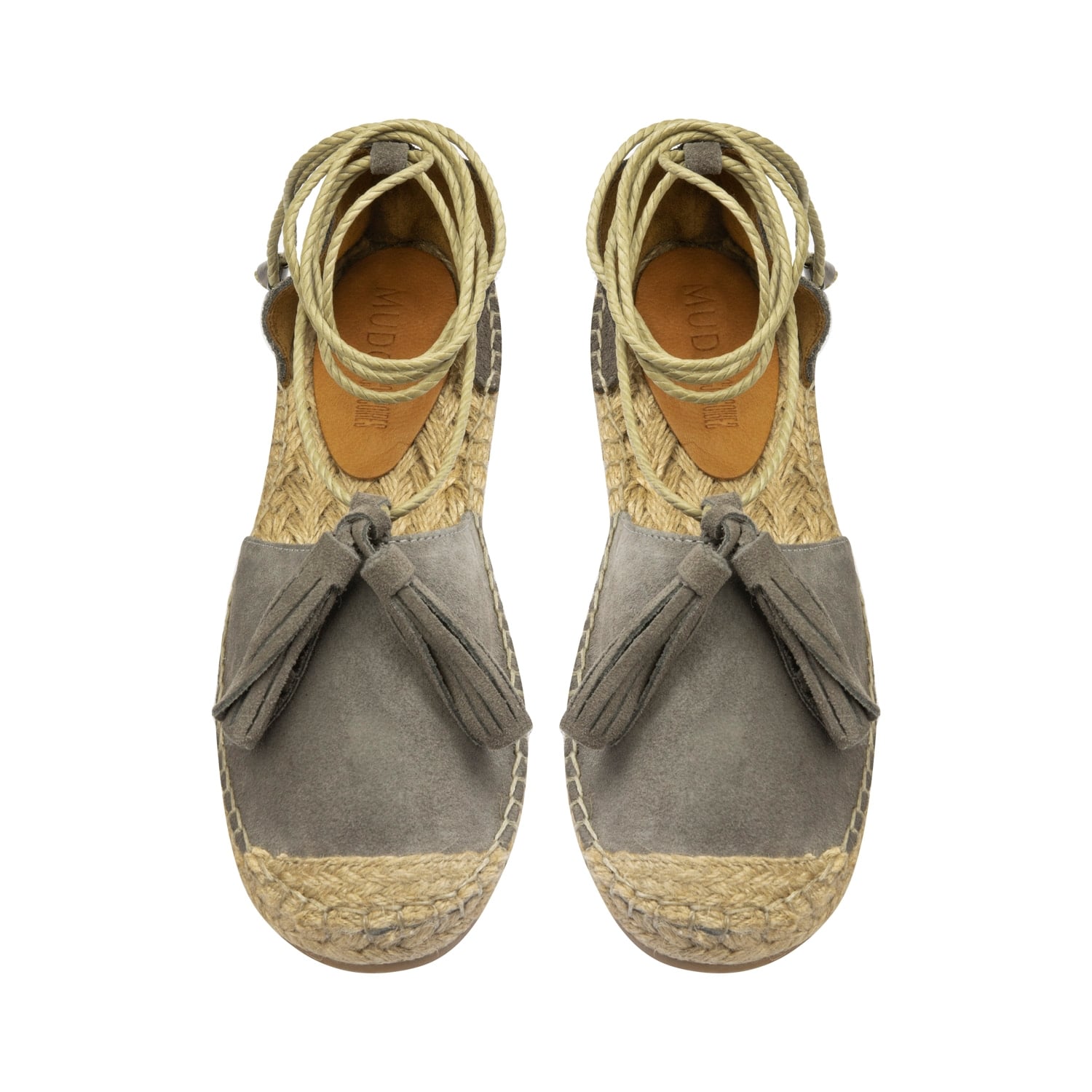 BİLEKTEN BAĞLAMALI HASIR ESPADRİL SANDALET