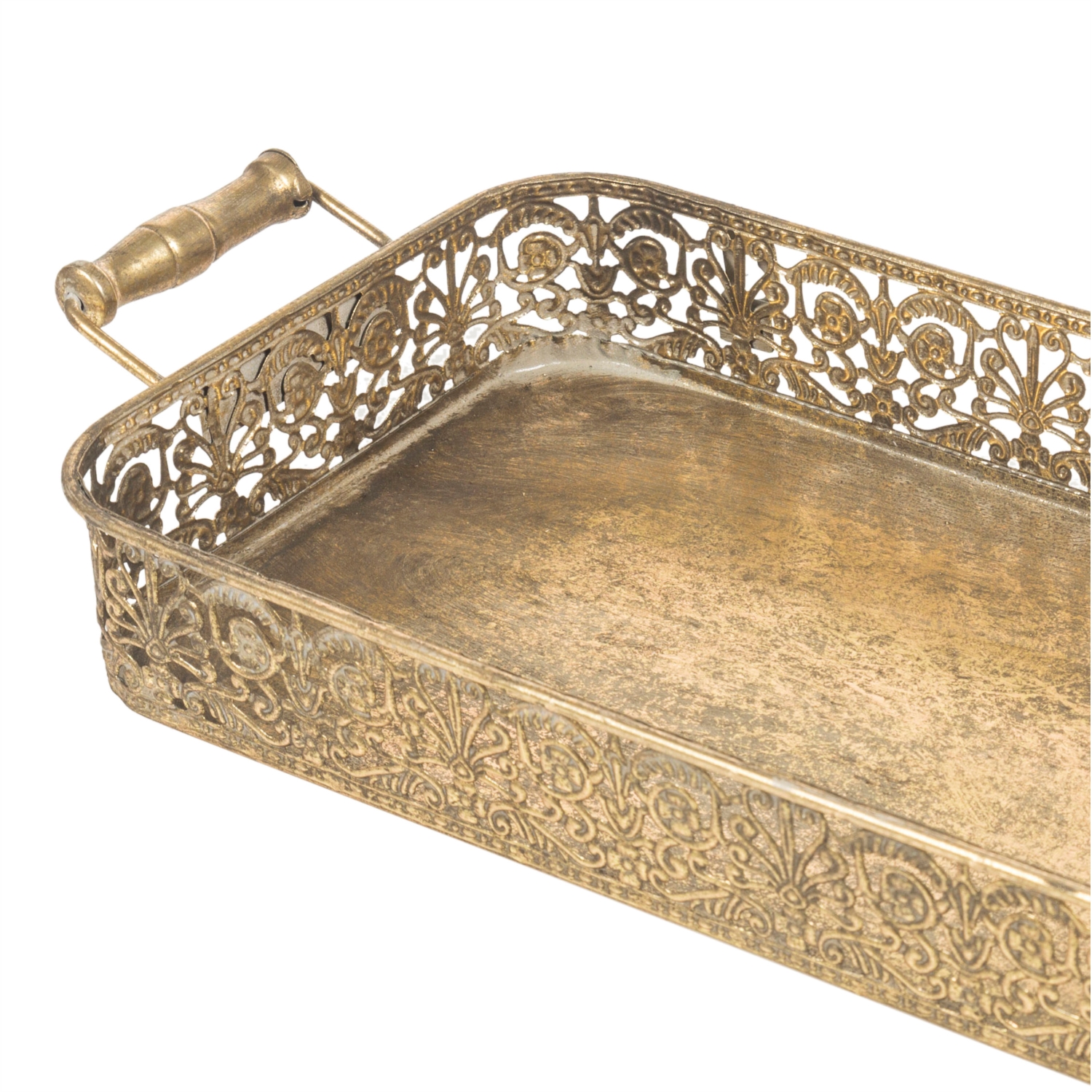 ANTIQUE ŞERİTLİ TEPSİ 19 CM