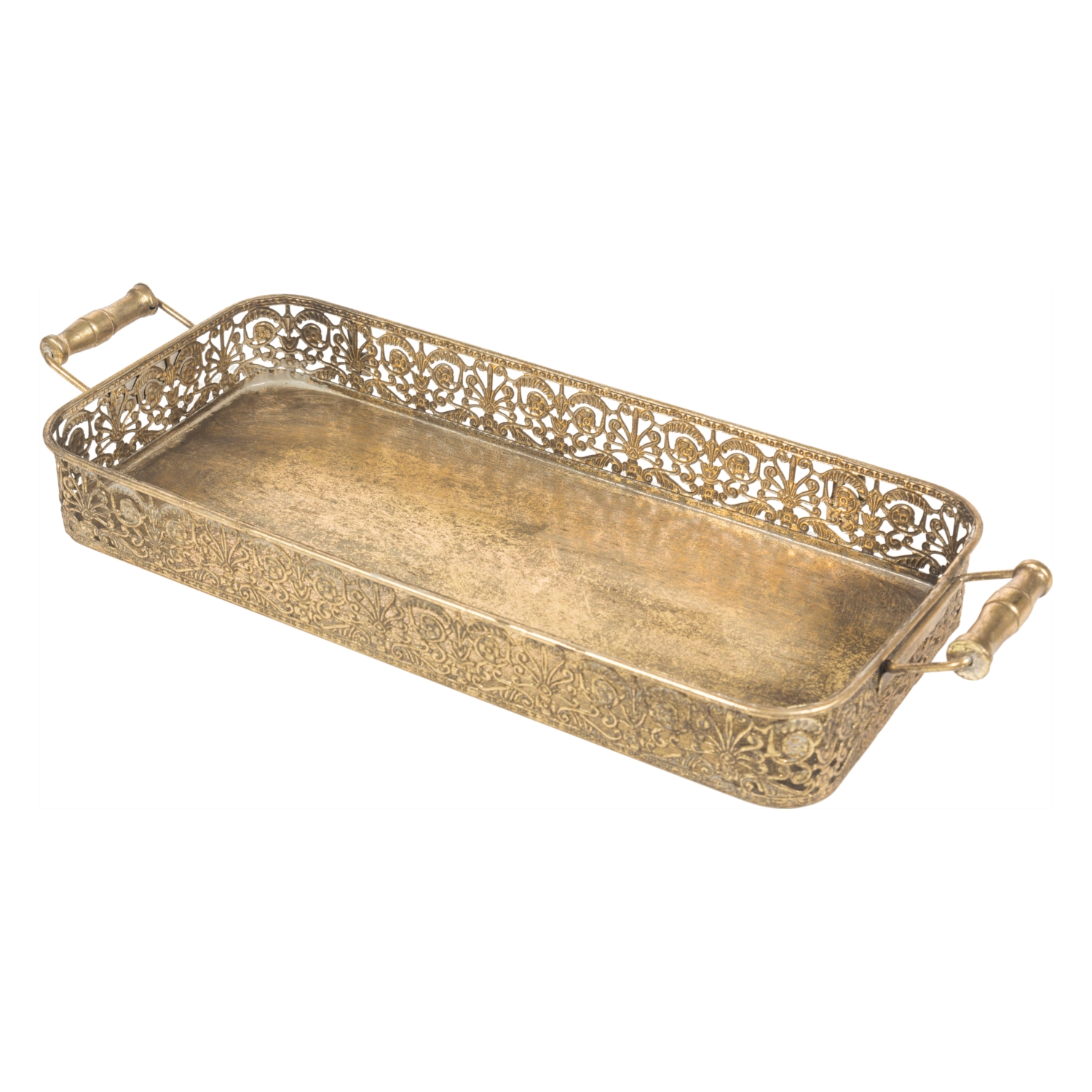 ANTIQUE ŞERİTLİ TEPSİ 19 CM