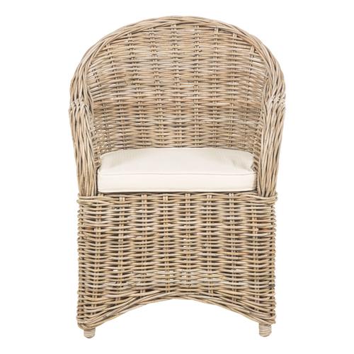  SERRES RATTAN KOLÇAKLI SANDALYE AÇIK KAHVE