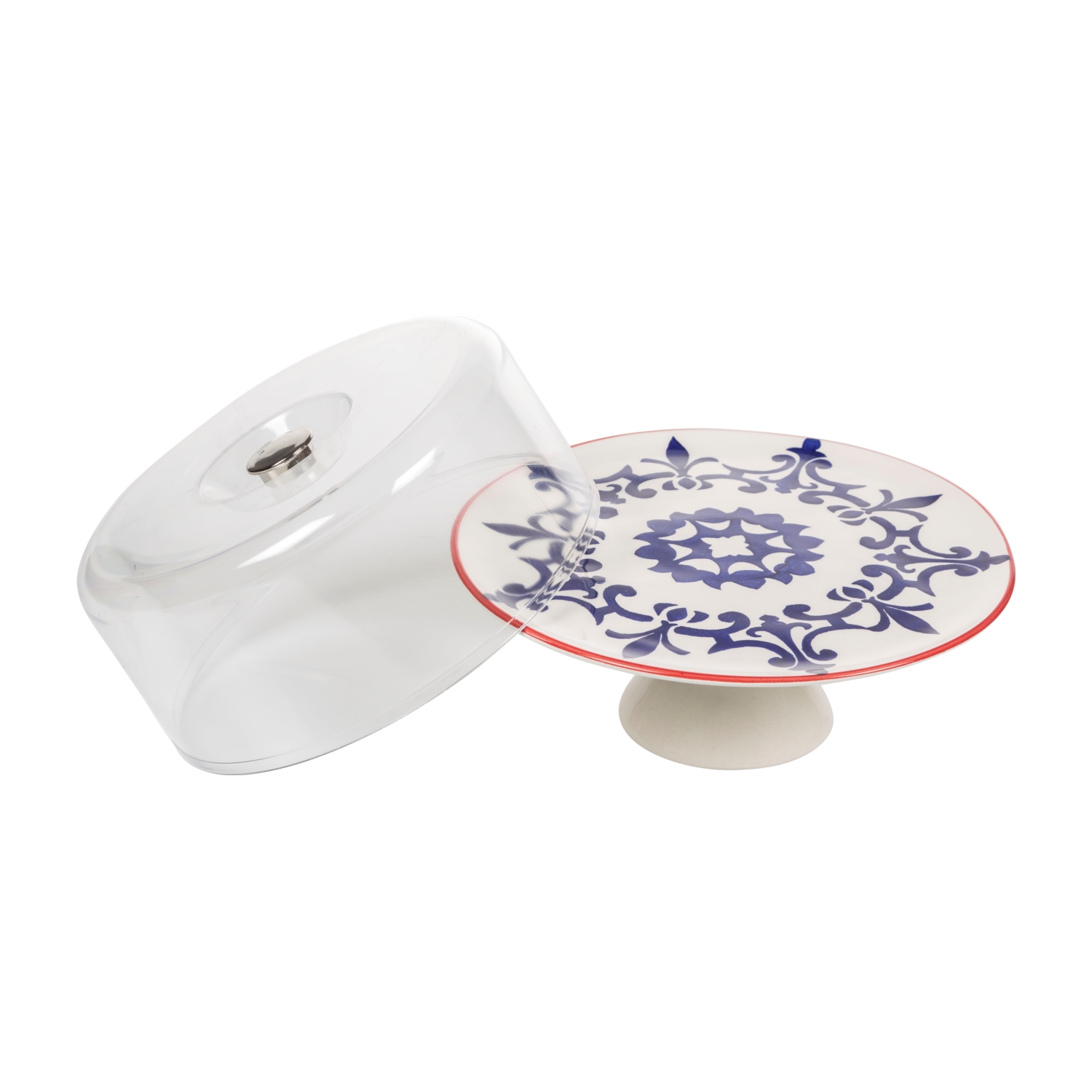 CARMEN AYAKLI SERVİS TABAĞI - 27 CM