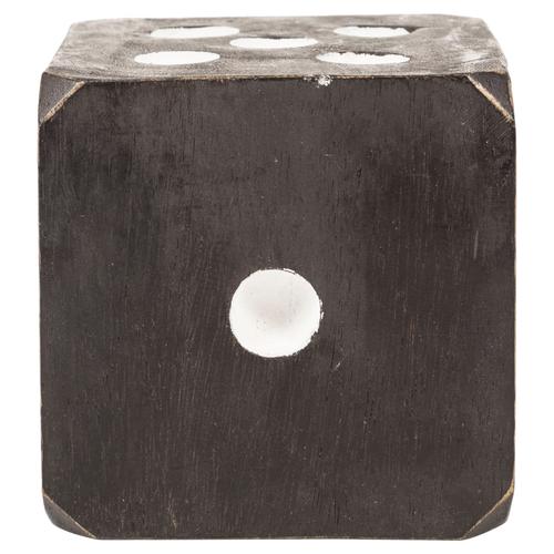  AHŞAP ZAR BİBLO - SİYAH 13X13CM