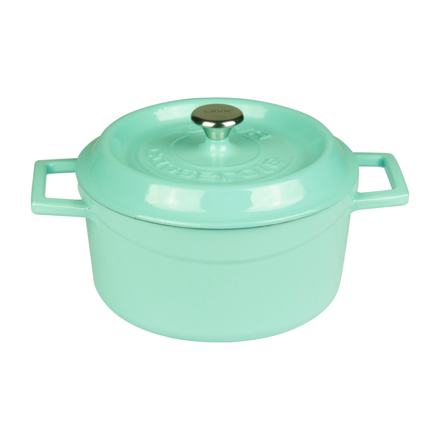 LAVA YUVARLAK TENCERE - TURKUAZ 20CM