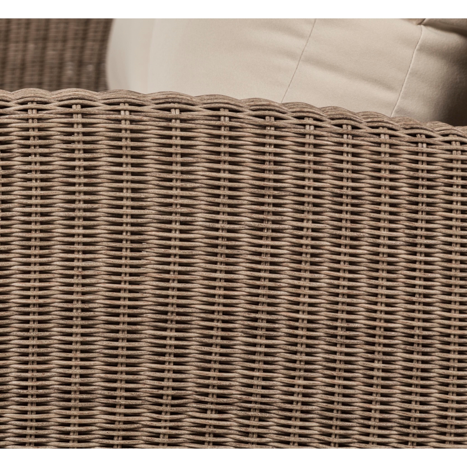 AURA RATTAN İKİLİ KOLTUK GRİ