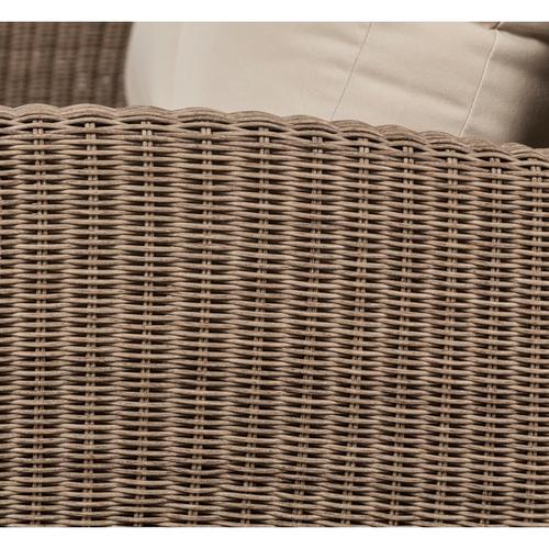  AURA RATTAN İKİLİ KOLTUK GRİ