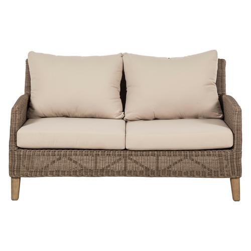  AURA RATTAN İKİLİ KOLTUK GRİ