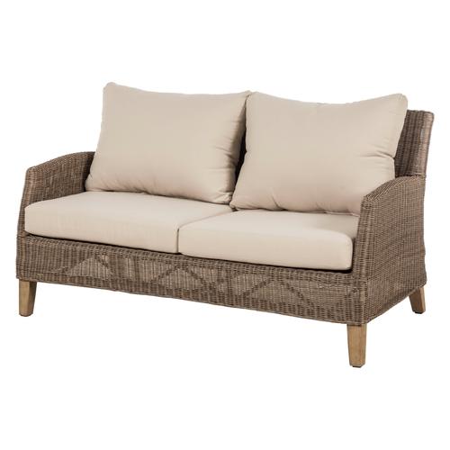  AURA RATTAN İKİLİ KOLTUK GRİ