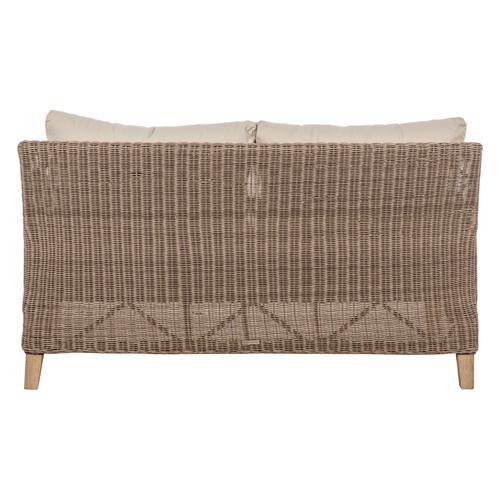  AURA RATTAN İKİLİ KOLTUK GRİ