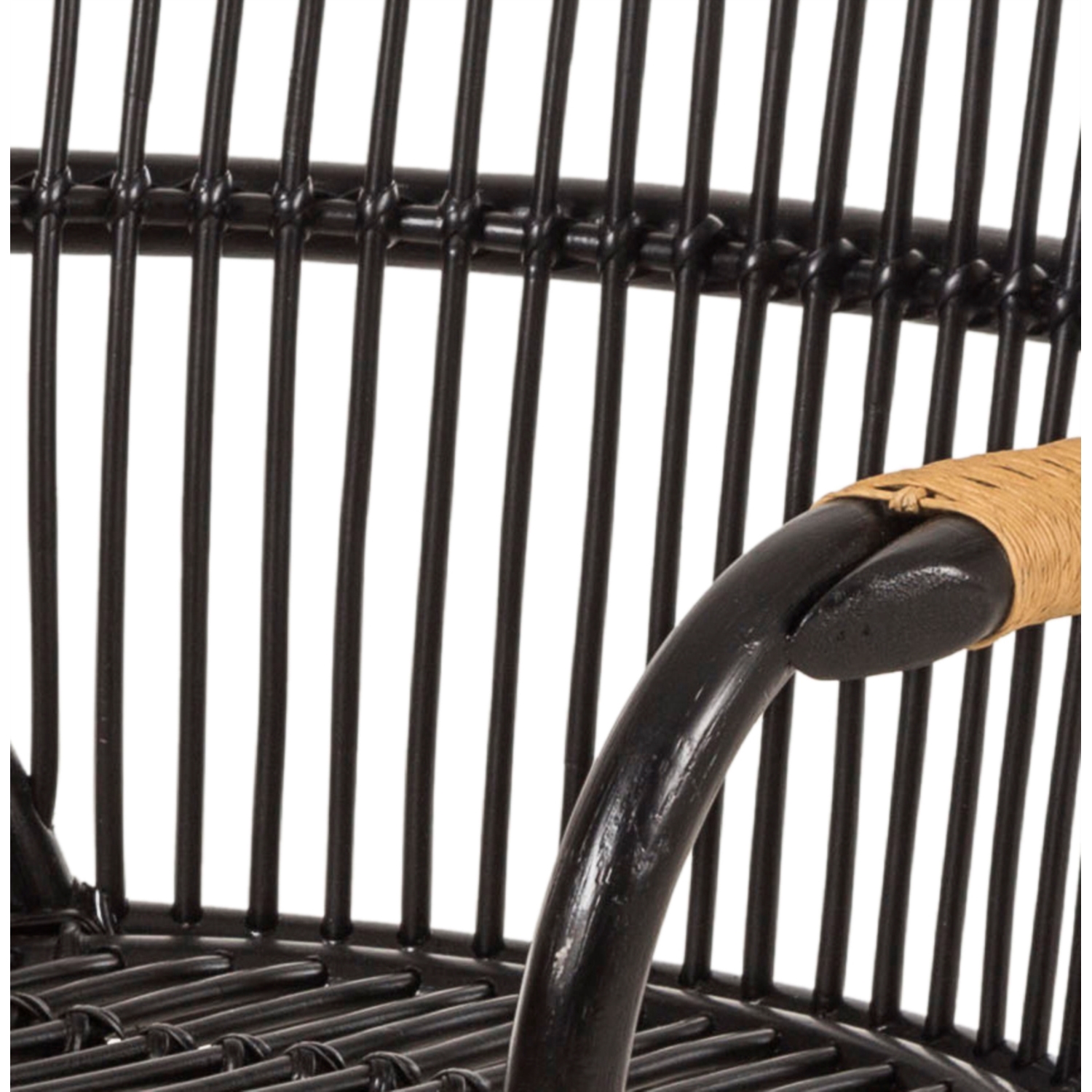 AMANITA KOLCAKLI SANDALYE SIYAH