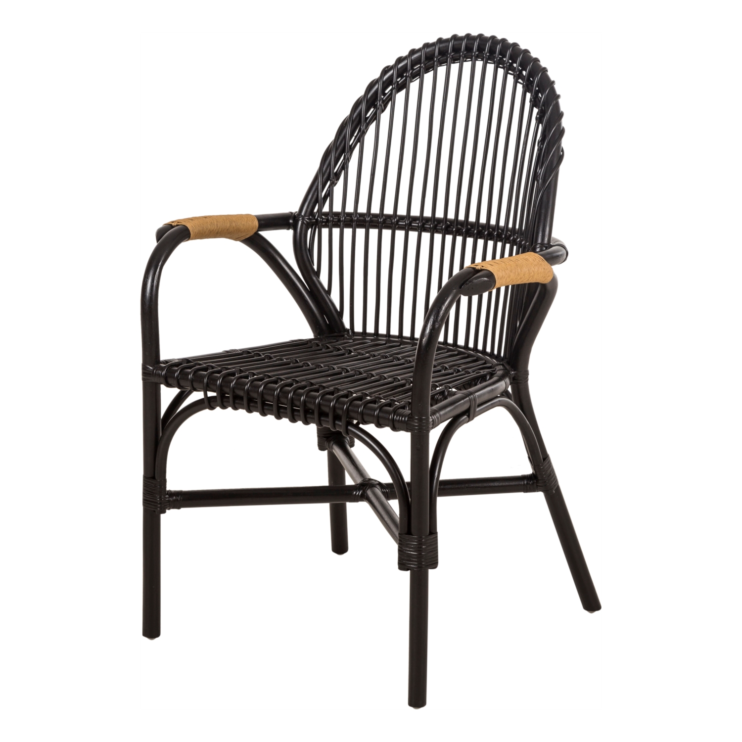 AMANITA KOLCAKLI SANDALYE SIYAH