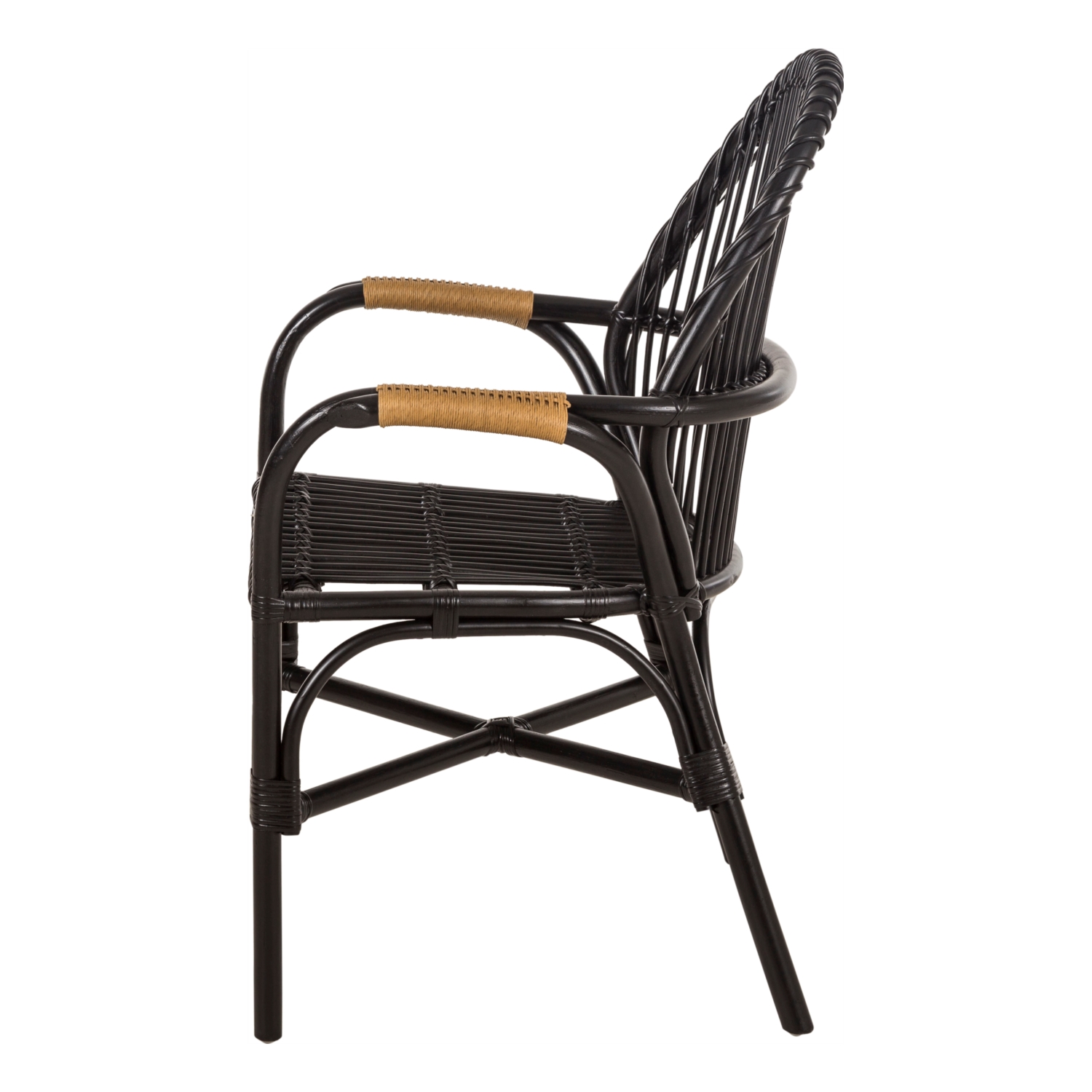 AMANITA KOLCAKLI SANDALYE SIYAH