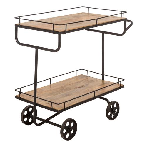  ROSIE MASİF AHŞAP SERVİS ARABASI