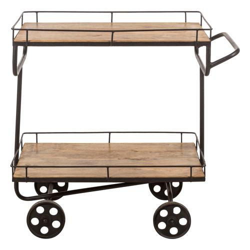  ROSIE MASİF AHŞAP SERVİS ARABASI