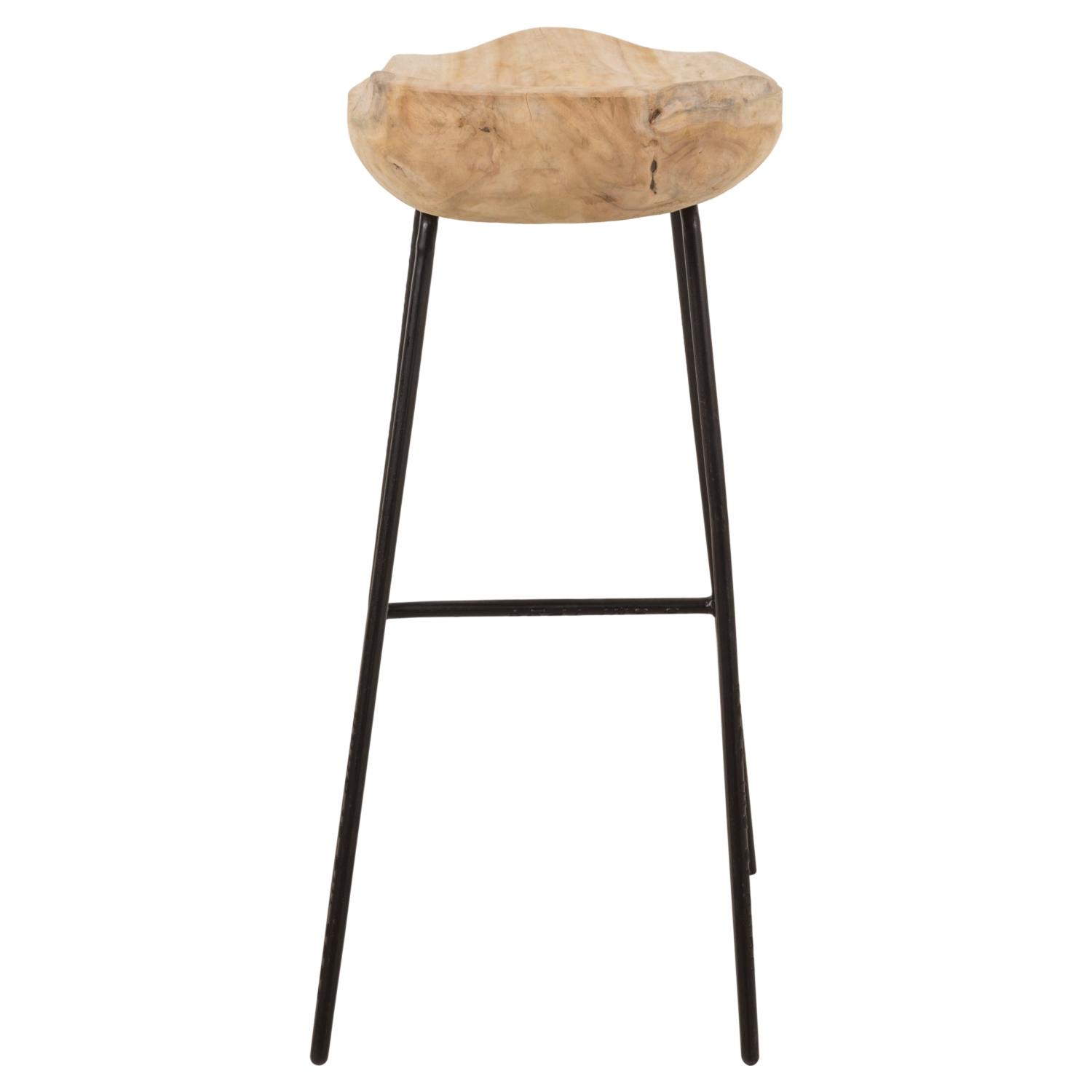 HAVANA TİK AĞACI BAR TABURESI