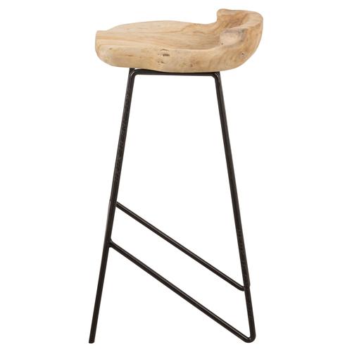  HAVANA TİK AĞACI BAR TABURESI