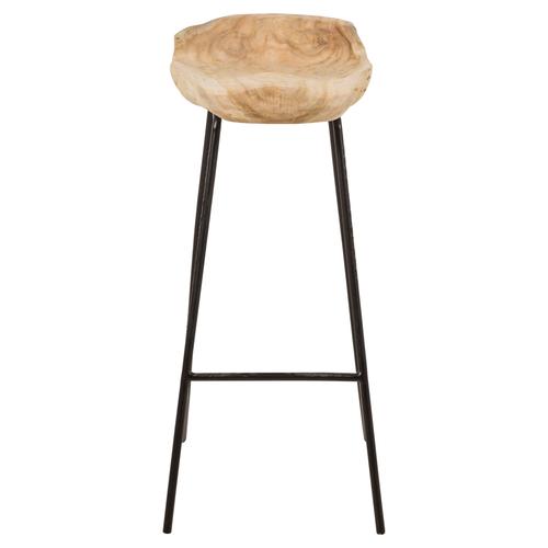  HAVANA TİK AĞACI BAR TABURESI