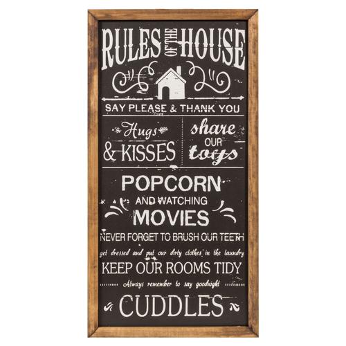  KITCHEN RULES 40X65CM