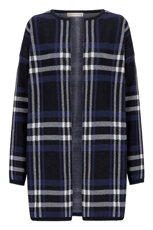  ÇİZGİLİ AÇIK YAKA UZUN HIRKA