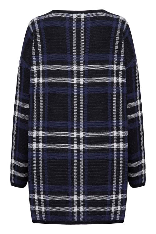  ÇİZGİLİ AÇIK YAKA UZUN HIRKA