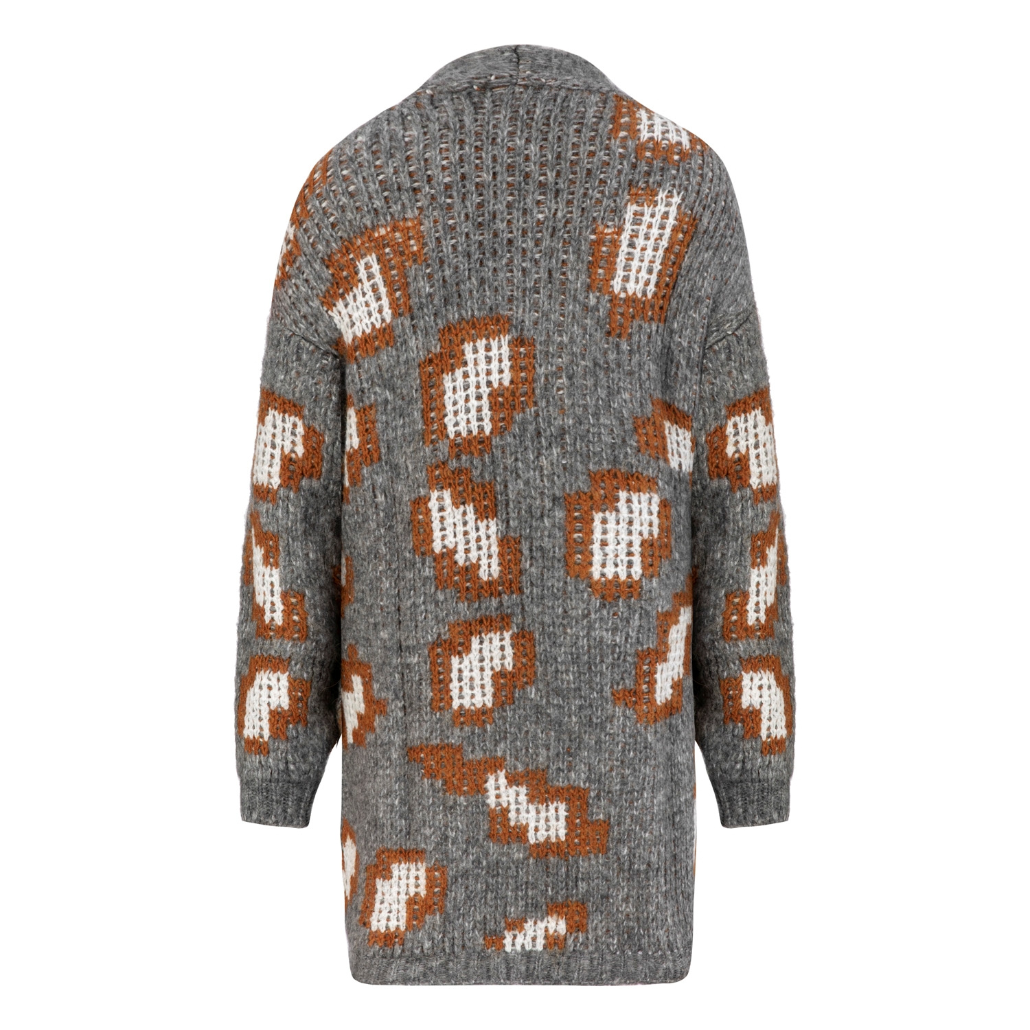 DESENLİ TRİKO AÇIK YAKA HIRKA