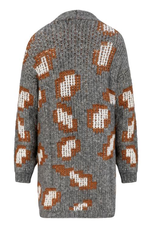  DESENLİ TRİKO AÇIK YAKA HIRKA