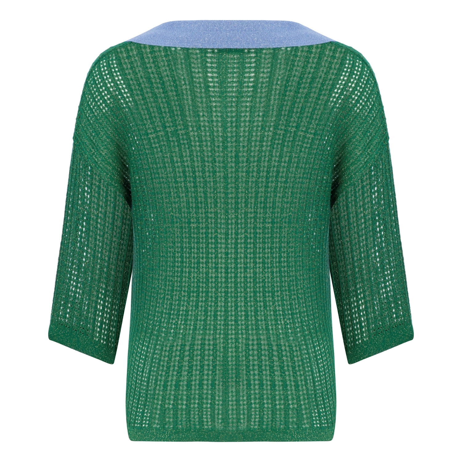 GÖMLEK YAKALI SİMLİ 3/4 KOL KAZAK