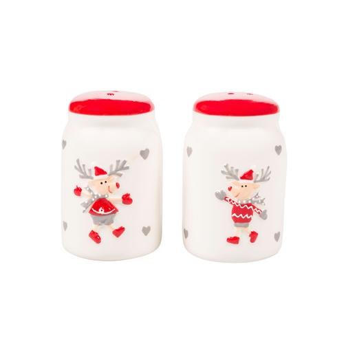  REN GEYİKLİ TUZLUK BİBERLİK SET