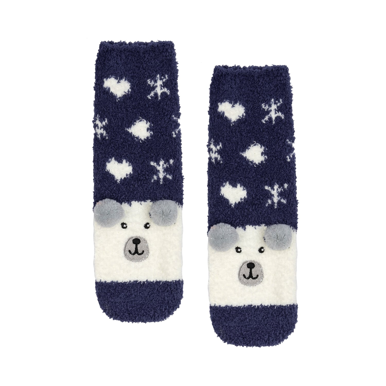 DESENLİ PELUŞ ÇORAP