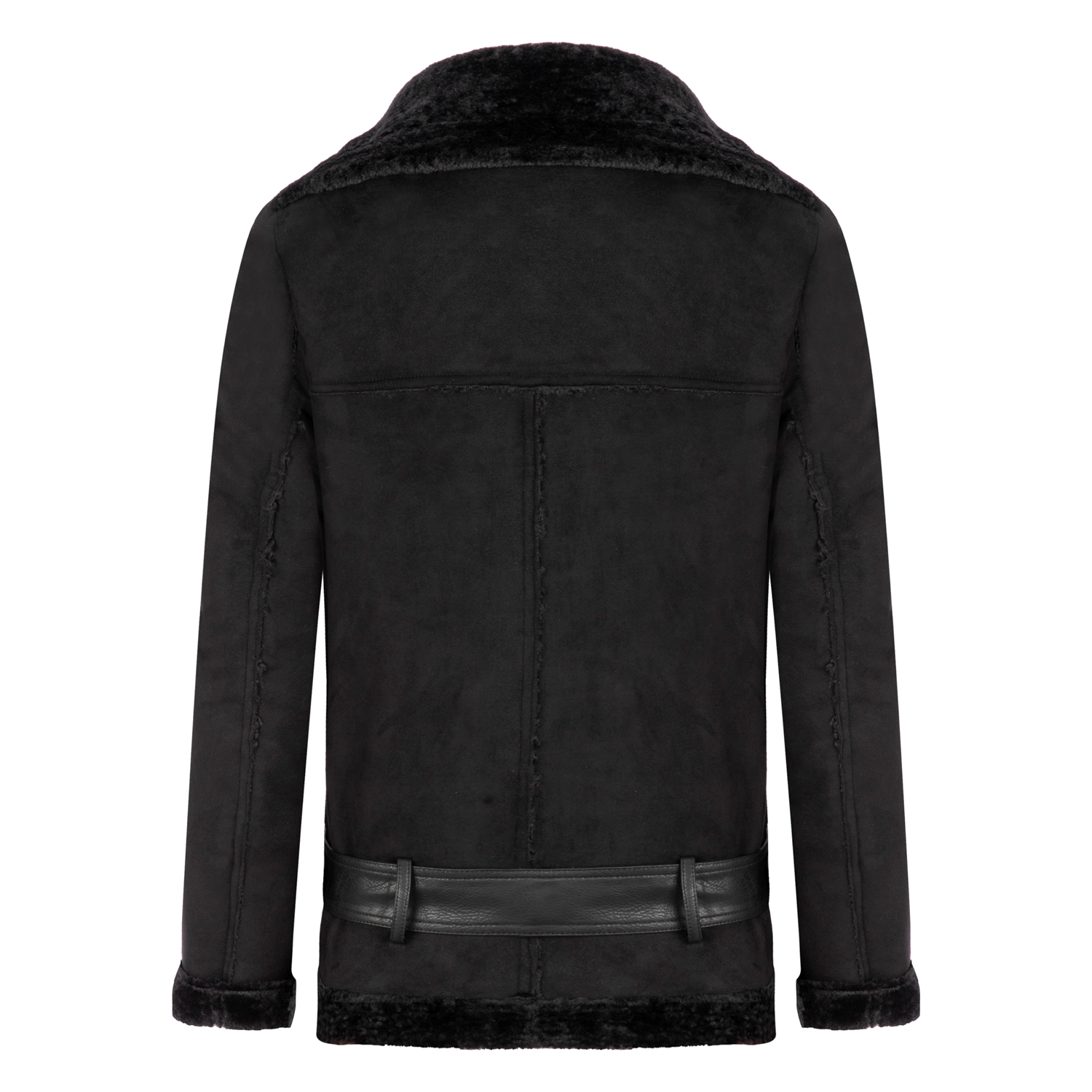 KÜRK YAKA BİKER MONT