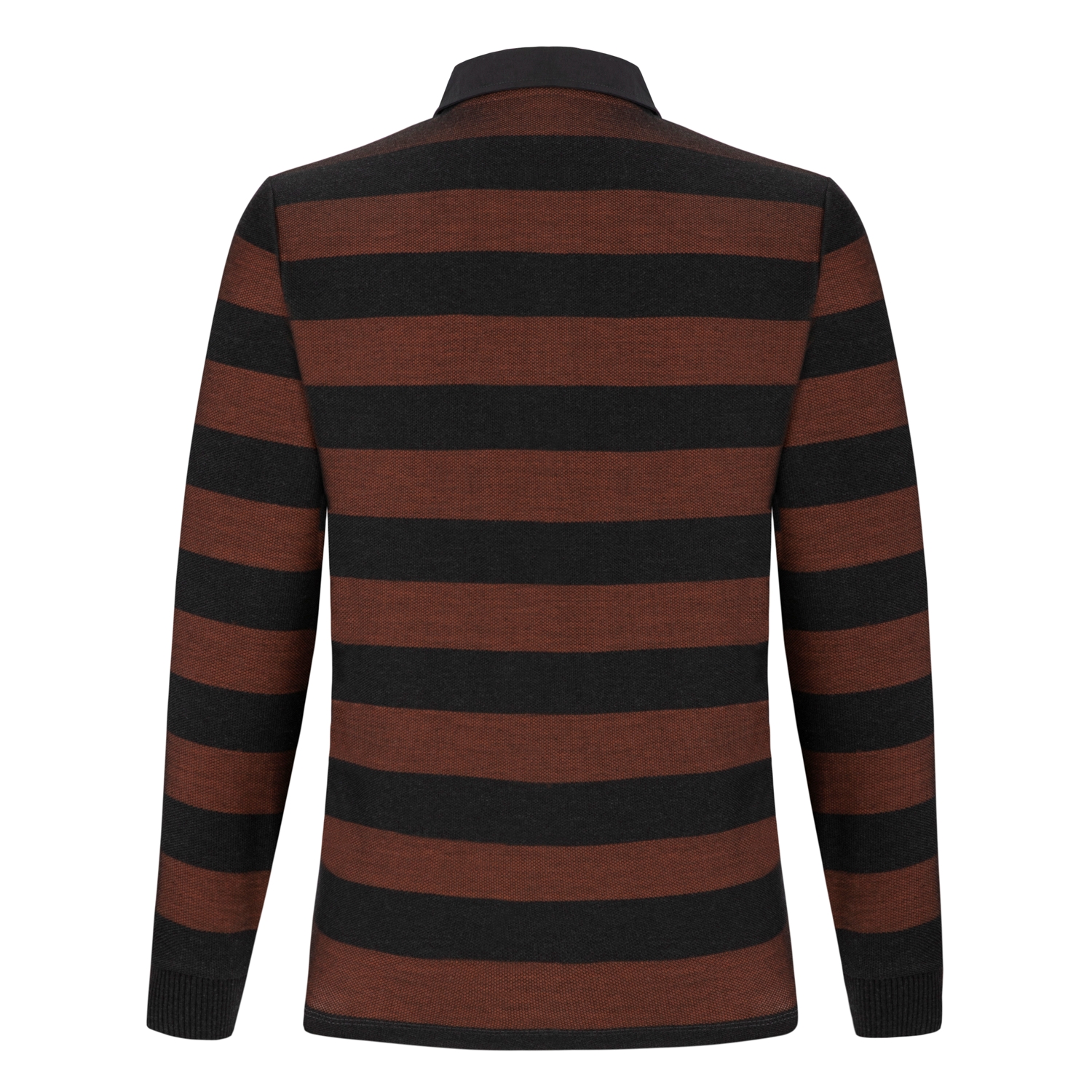 ÇİZGİLİ POLO YAKA UZUN KOL T-SHİRT