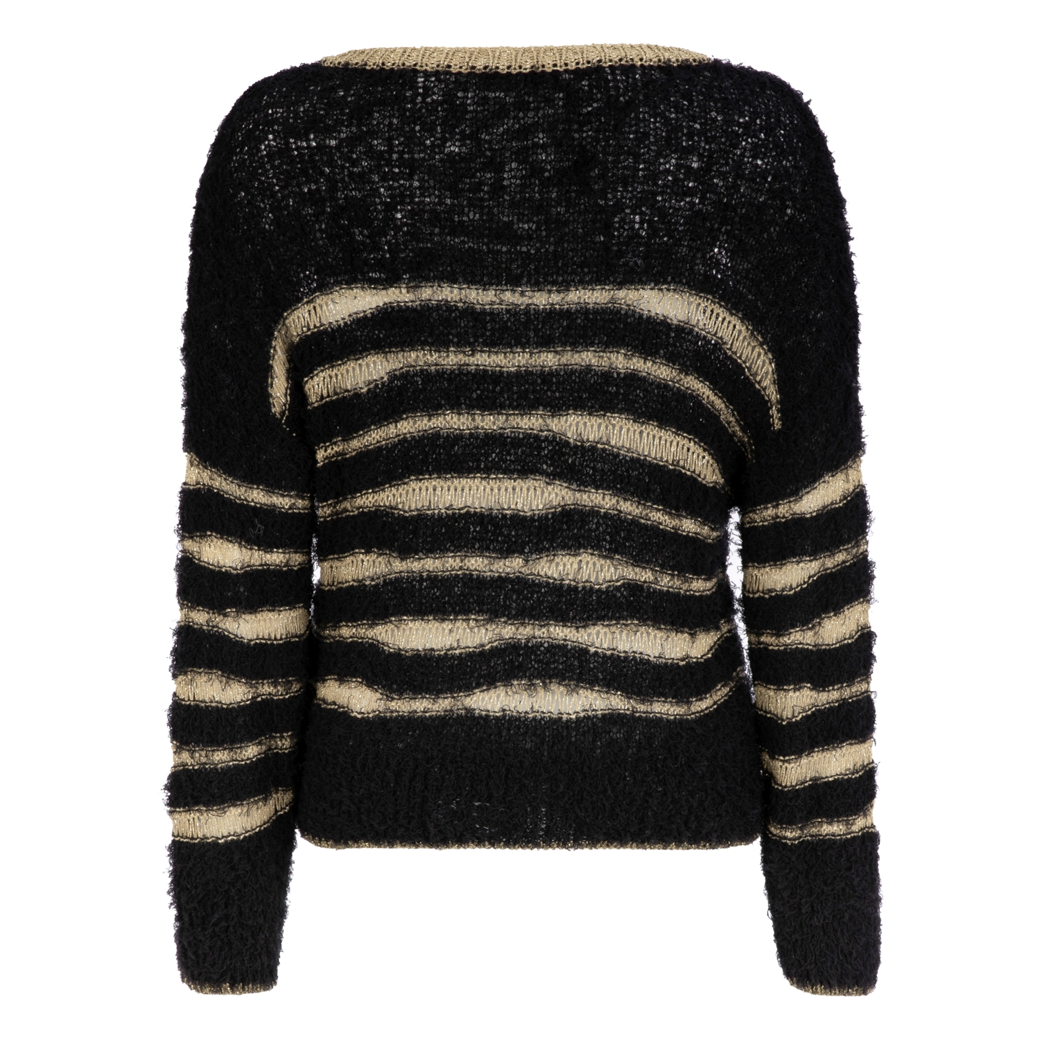 ÇİZGİLİ V YAKA TRİKO KAZAK