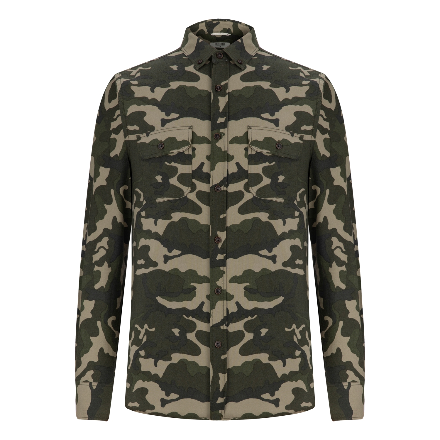 KAMUFLAJ DESENLİ REGULAR CASUAL GÖMLEK