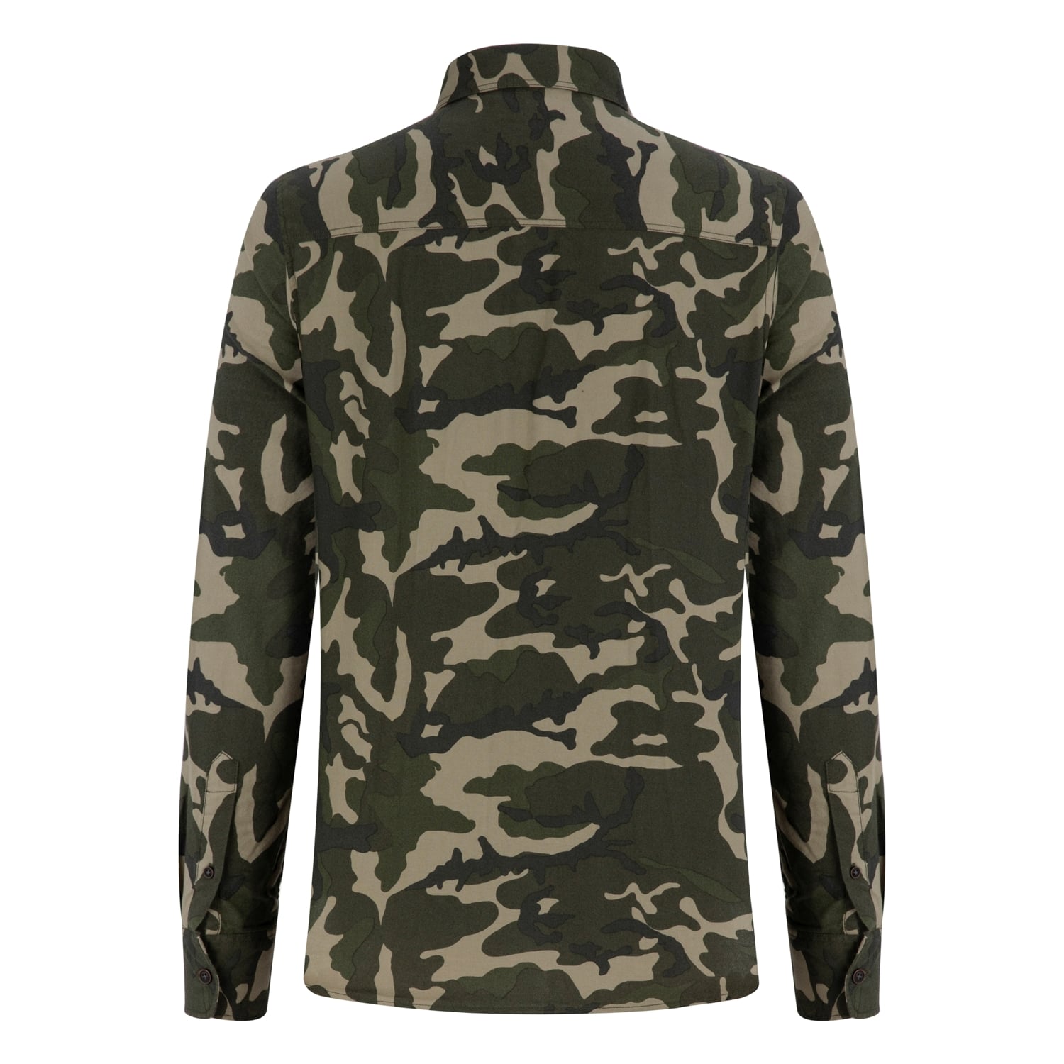 KAMUFLAJ DESENLİ REGULAR CASUAL GÖMLEK