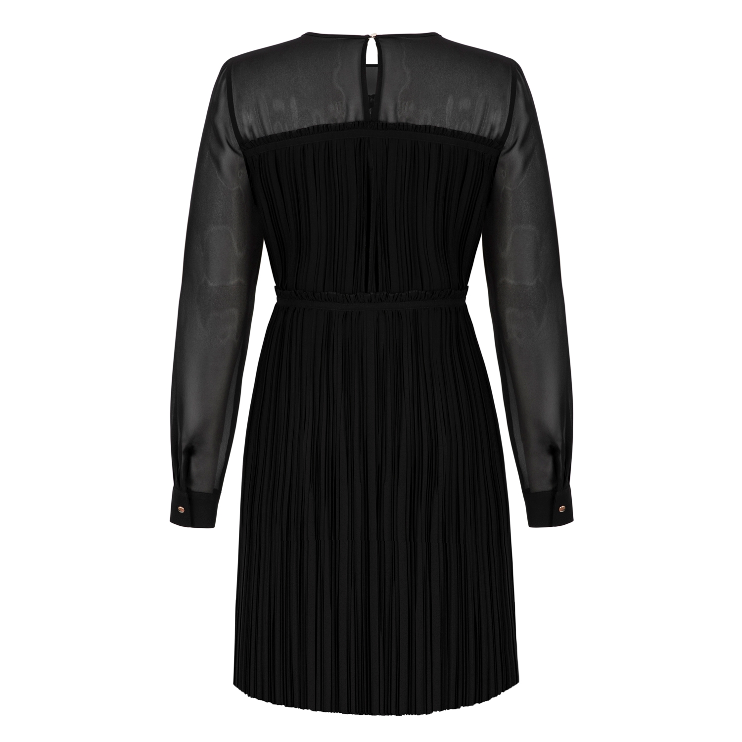 TÜL DETAYLI ELBİSE