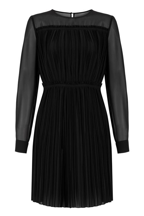  TÜL DETAYLI ELBİSE